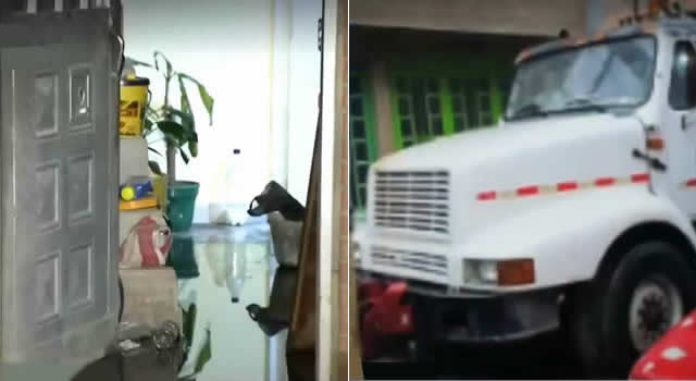 Por culpa de un vactor, casa en Soacha se inundó de aguas residuales