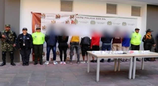 Cayeron “Los Yogui”, banda delincuencial dedicada al tráfico de estupefacientes
