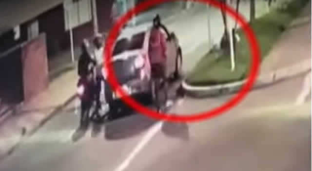 delincuentes fingen accidentarse