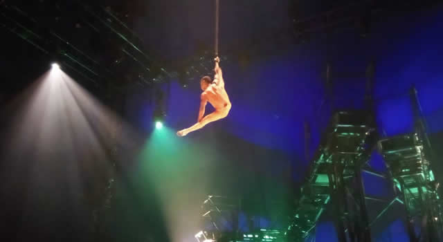 Artistas y estudiantes de Cundinamarca ensayaron e interactuaron con el Circo del Sol