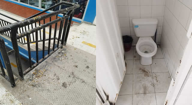 Grave problemática de salubridad en el colegio Nuevo Compartir sede San Nicolás en Soacha