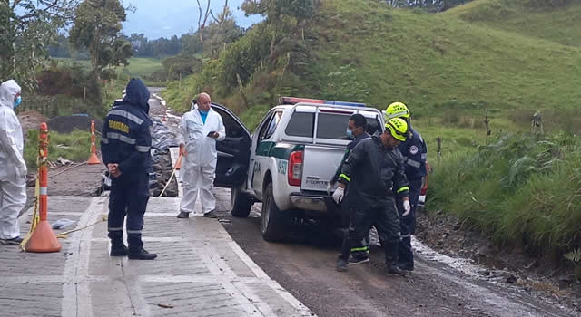 Mueren dos contratistas del ICCU en la vía Pacho-Supatá por tormenta eléctrica