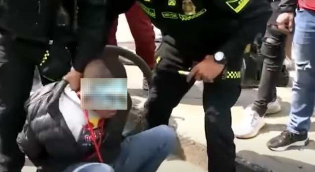 Ladrón intentó hurtar una cadena y resultó robado