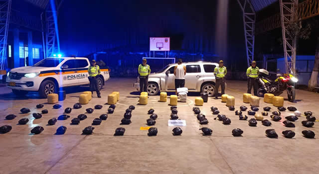 Incautan más de 37 mil dosis de marihuana que iban a ser comercializadas en Soacha