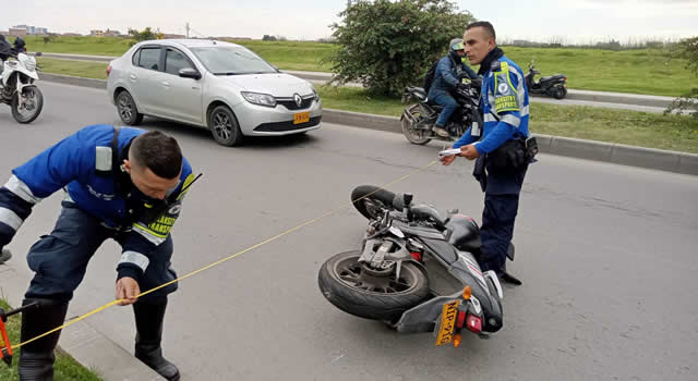 Otro motociclista muerto en Soacha, esta vez fue en la avenida Terreros, entre las avenidas Cali y Las Torres.