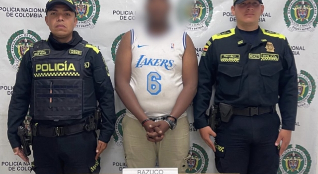 La Policía Metropolitana capturó un hombre que extendía bazuco en Soacha