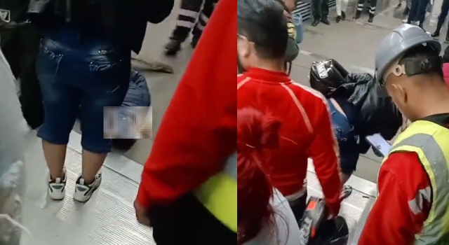 Golpearon y dejaron sin ropa a un presunto ladrón en Transmilenio