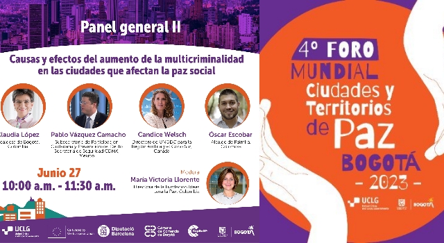 Foro Mundial de Ciudades y Territorios de Paz por Canal Capital