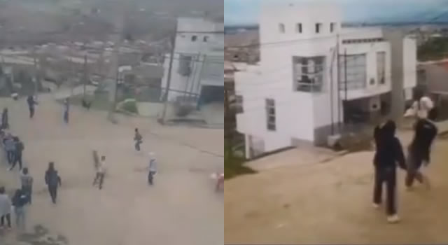 A piedra fue atacada estación de policía en Cazuca, Soacha