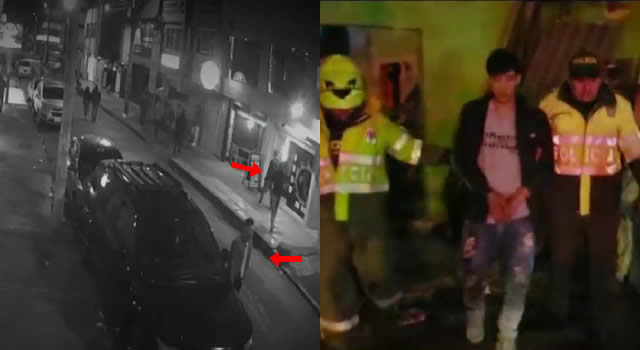 Dos sujetos asesinan a un hombre en Bogotá, luego los capturan en Soacha