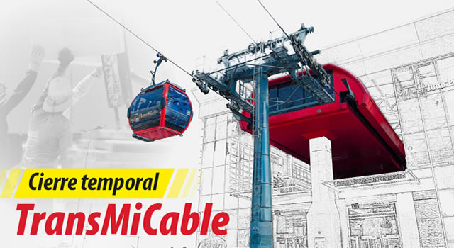 Cierre temporal de TransMiCable será por 18 días, comienza este sábado
