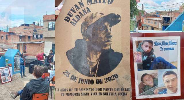 Luego de tres años la familia de Duván Mateo Aldana sigue pidiendo justicia