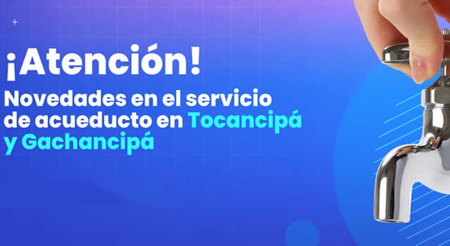 Este martes habrá cortes de agua en Tocancipá y Gachancipá, Cundinamarca