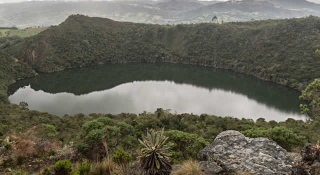 CAR trabaja para conservar el parque ecoturístico Laguna del Cacique Guatavita