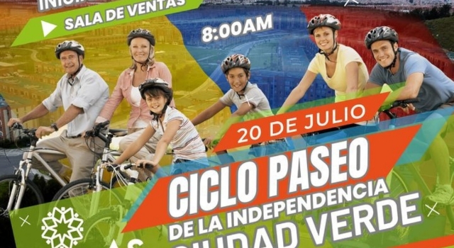 ¡Atención! Habrá Ciclopaseo en Soacha durante el Día de la Independencia