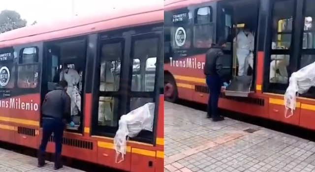 Mujer falleció dentro de un bus de transmilenio por un infarto