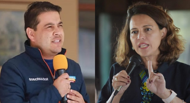 Agarrón entre Nicolás García y Nancy Patricia Gutiérrez por publicidad del Che Guevara