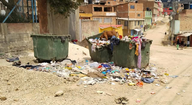 El reguero de basura que Urbaser Soacha no recoge