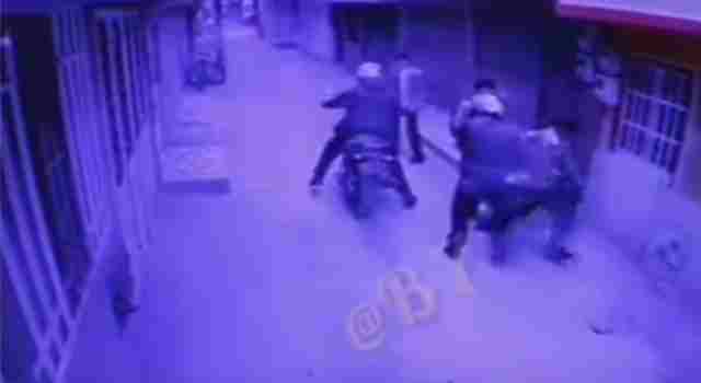Estudiantes fueron atacados con arma blanca por ladrones motorizados