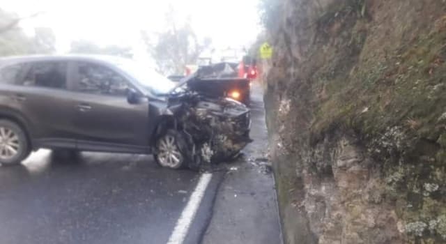 accidente de tránsito en el Charquito
