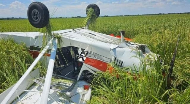 Avioneta cayó en tierra en la ciudad de Yopal
