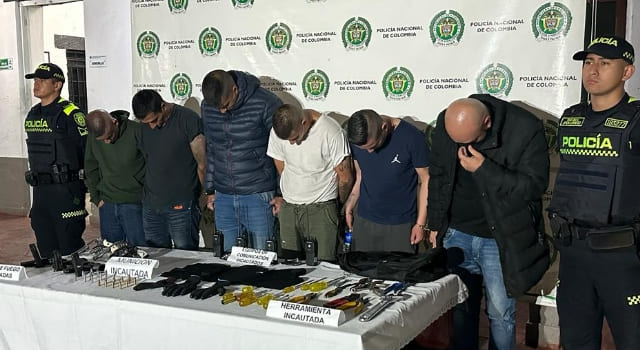 Capturaron a seis personas que iban a hurtar una vivienda en Chía