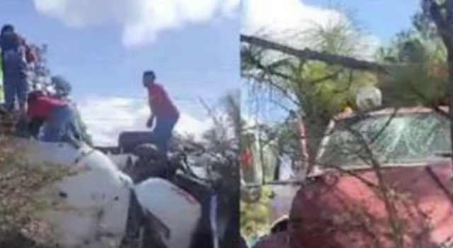 Dos menores y un adulto fallecieron en un accidente de tránsito