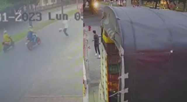 hombre estaria apuñalando a conductores
