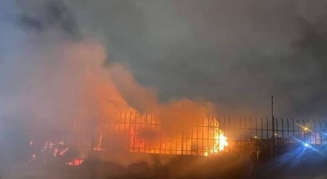 incendio en el Centro de Soacha