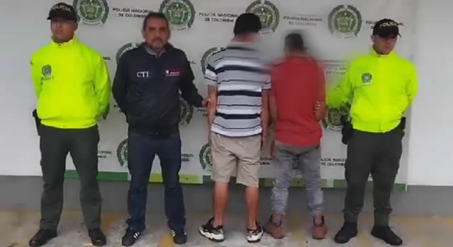 Dos peligrosos sujetos fueron capturados y enviados a la cárcel en Cundinamarca