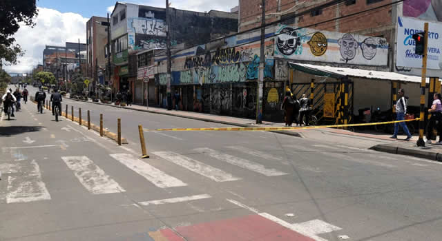 cierre de la carrera Séptima de Soacha para evento político