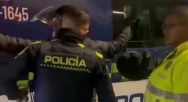 presunto abuso policial en medio de una requisa