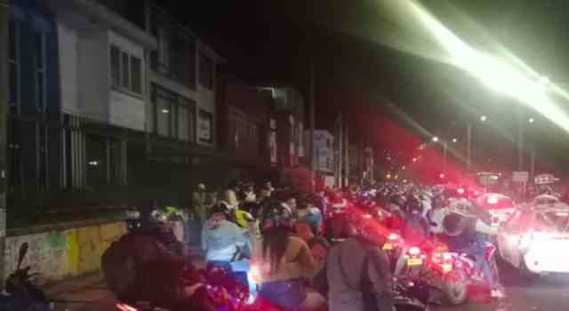 Motociclista perdió la vida en medio de la caravana de Halloween en Bogotá