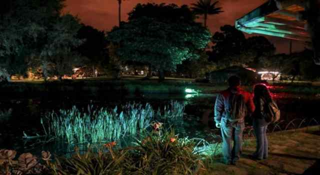 Jardín Encanto en la noche de este viernes 27 de octubre