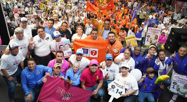 Pisando fuerte comenzó Perico la recta final por la Alcaldía de Soacha