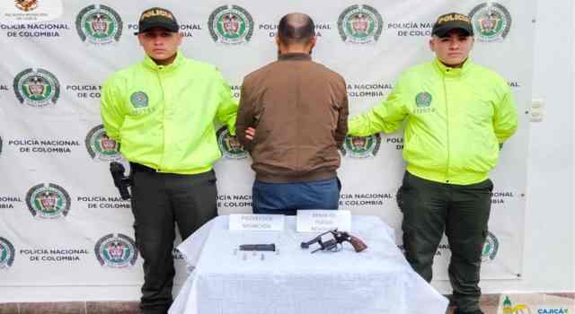 Hombre traficaba armas de fuego en el municipio de Cajicá