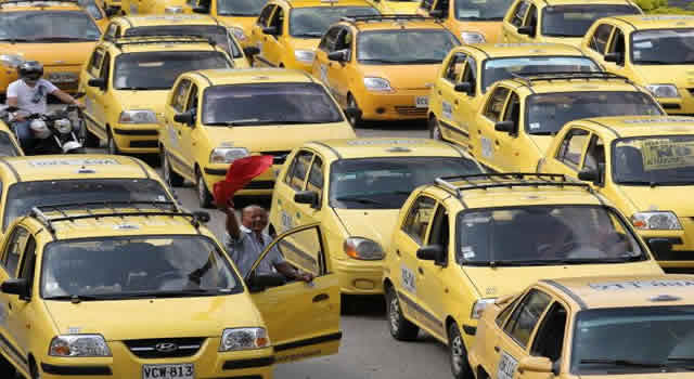 paro nacional de taxistas