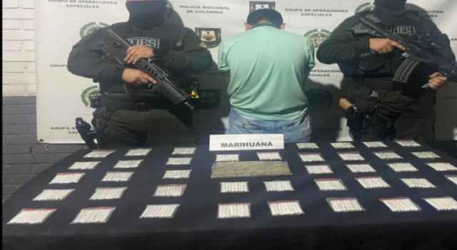 Duro golpe al comercio de sustancias ilícitas dejó una persona capturada