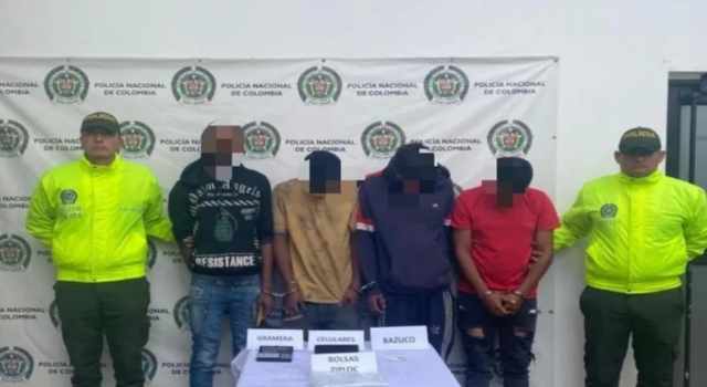 Desmantelan una banda dedicada al tráfico de drogas en Cajicá