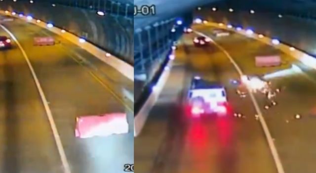 Accidente en el túnel 8
