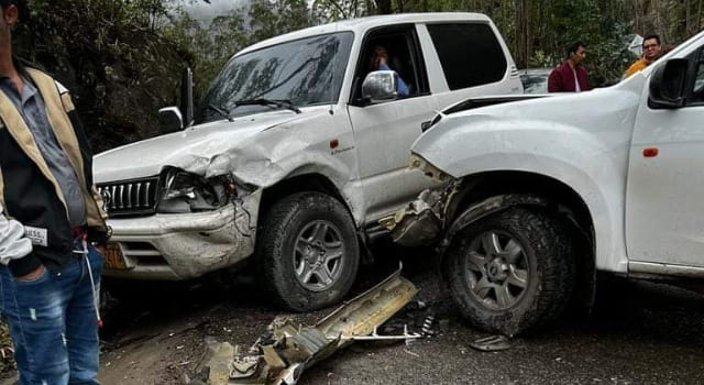 Accidente en la troncal del Guavio