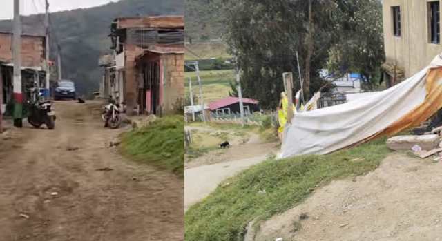 suministro de agua en el barrio Chacua, corregimiento 1 de Soacha