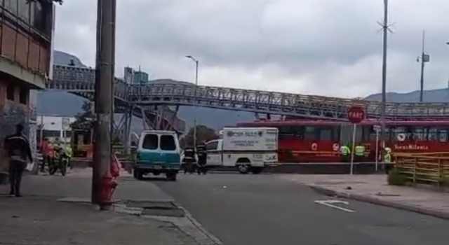 Accidente de tránsito en Puente Aranda dejó un motociclista sin vida