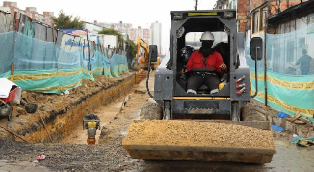 Avanzan obras en la avenida Ciudad de Cali que conectará con Soacha