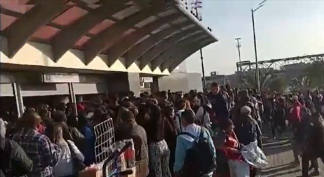 Nuevamente colapsó el ingreso al Portal Américas en la mañana de este jueves