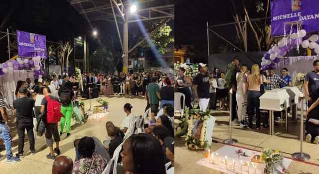 se unieron en el velorio de la menor asesinada en Cali