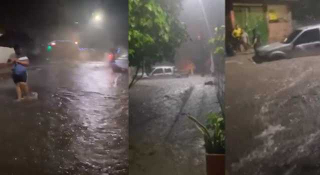 inundación en Utica por creciente del río