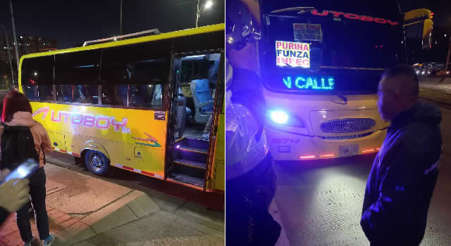 Atraco a pasajeros de un bus de Soacha: le advirtieron al conductor que no parara