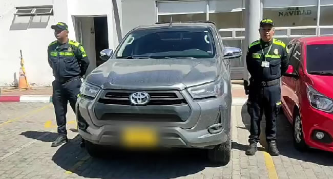Camioneta robada en Bogotá fue encontrada en Soacha, cuatro venezolanos capturados