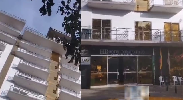 Hombre se lanzó del último piso de un edificio en Medellín